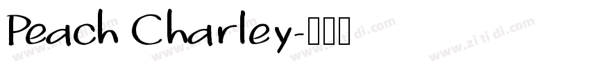 Peach Charley字体转换